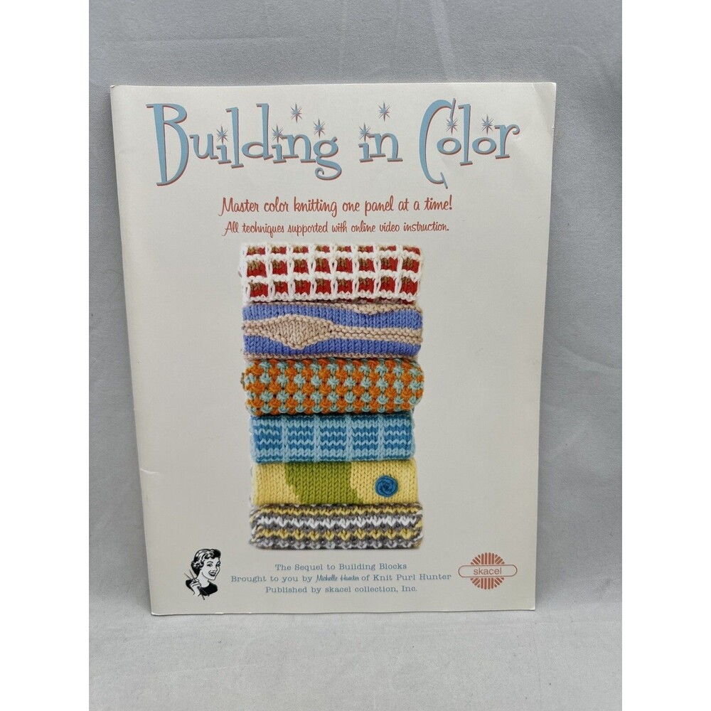 Building In Color Knitting Book Michelle Hunter Pattern Building Blocks Sequel